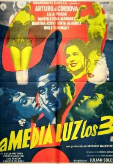 A media luz los tres