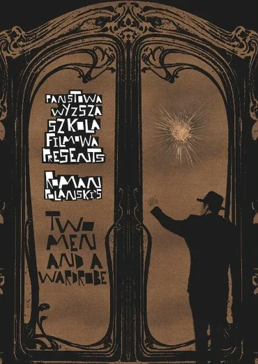 Dwaj ludzie z szafą