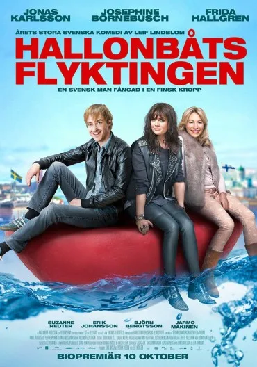 Emigrant z żelkowej malinowej łódki