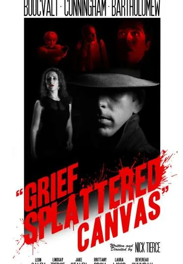 Grief Splattered Canvas