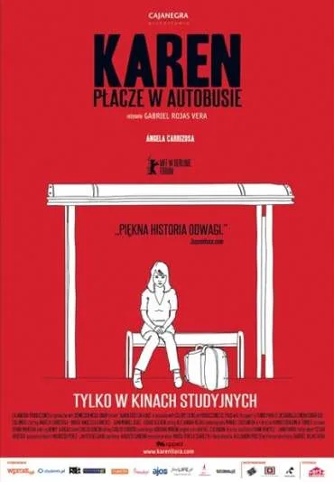 Karen płacze w autobusie