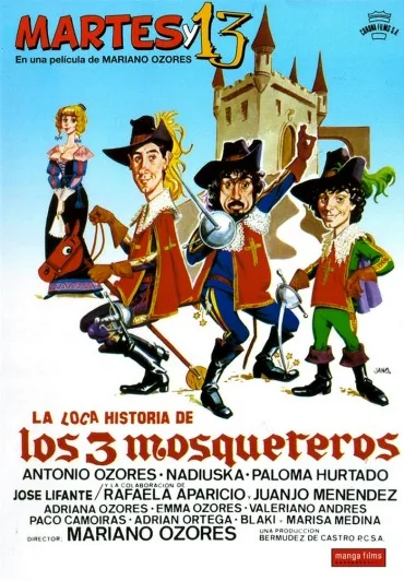 La loca historia de los tres mosqueteros