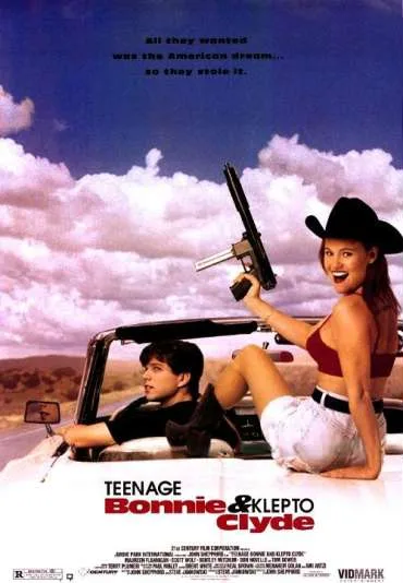 Młoda Bonnie i złodziej Clyde