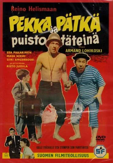 Pekka ja Pätkä puistotäteinä