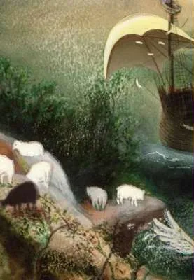 Pieter Bruegel St. Upadek Ikara