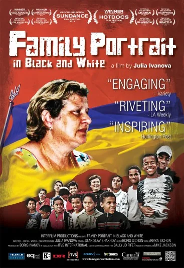 Portret rodzinny w czerni i bieli