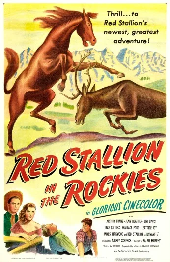 Red Stallion in the Rockies