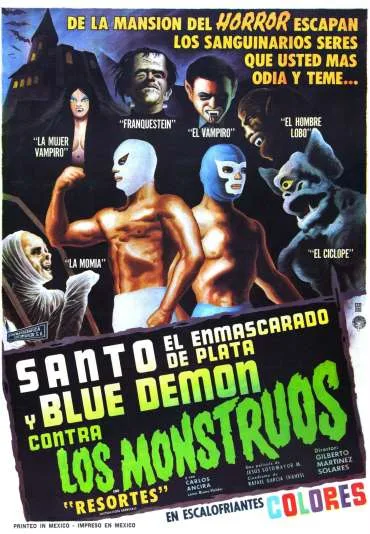Santo i Blue Demon kontra potwory