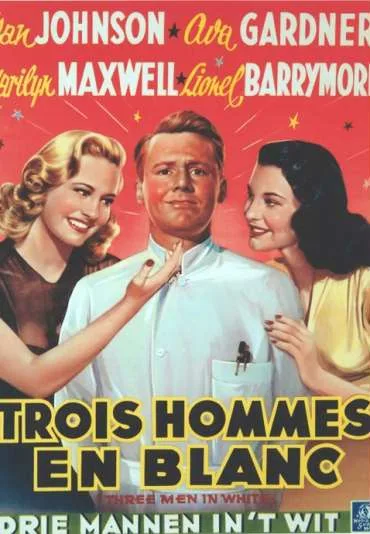 Trzej mężczyźni w bieli