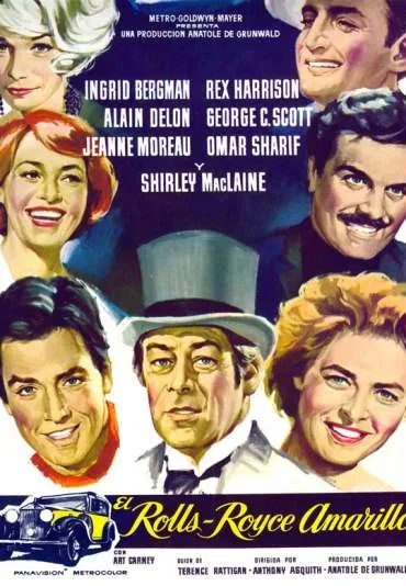 Żółty Rolls-Royce